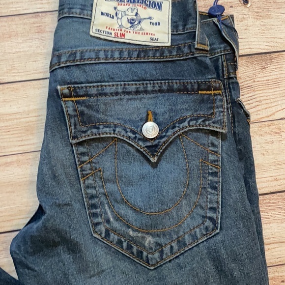 Preowned Women’s True Religion denim jeans size 30 - Picture 2 of 16
